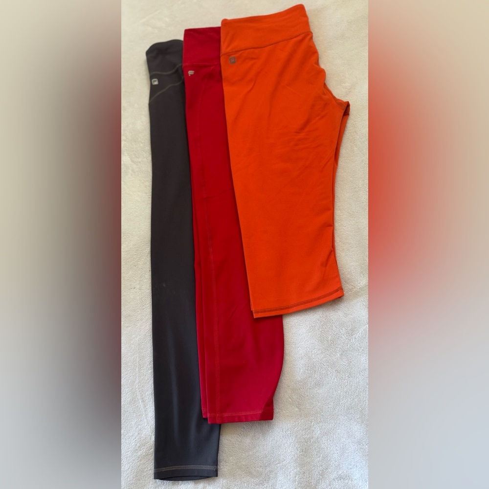 3 Pairs of Fabletics Leggings, size M